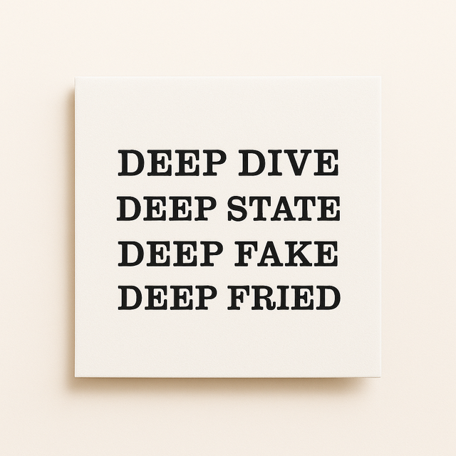 Deep State – Cocktail Napkins – Set of 20 Napkins · Airlaid Paper