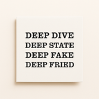 Deep State – Cocktail Napkins – Set of 20 Napkins · Airlaid Paper