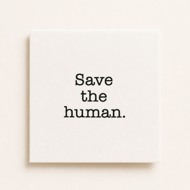 Save the Human – Cocktail Napkins (Pack of 20)
