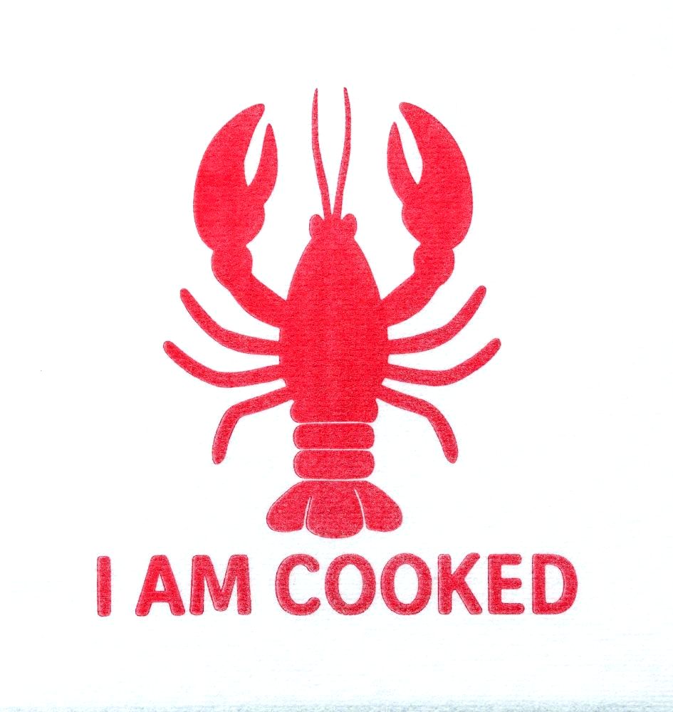 I’m Cooked – Lobster Luncheon Napkins (Pack of 20)