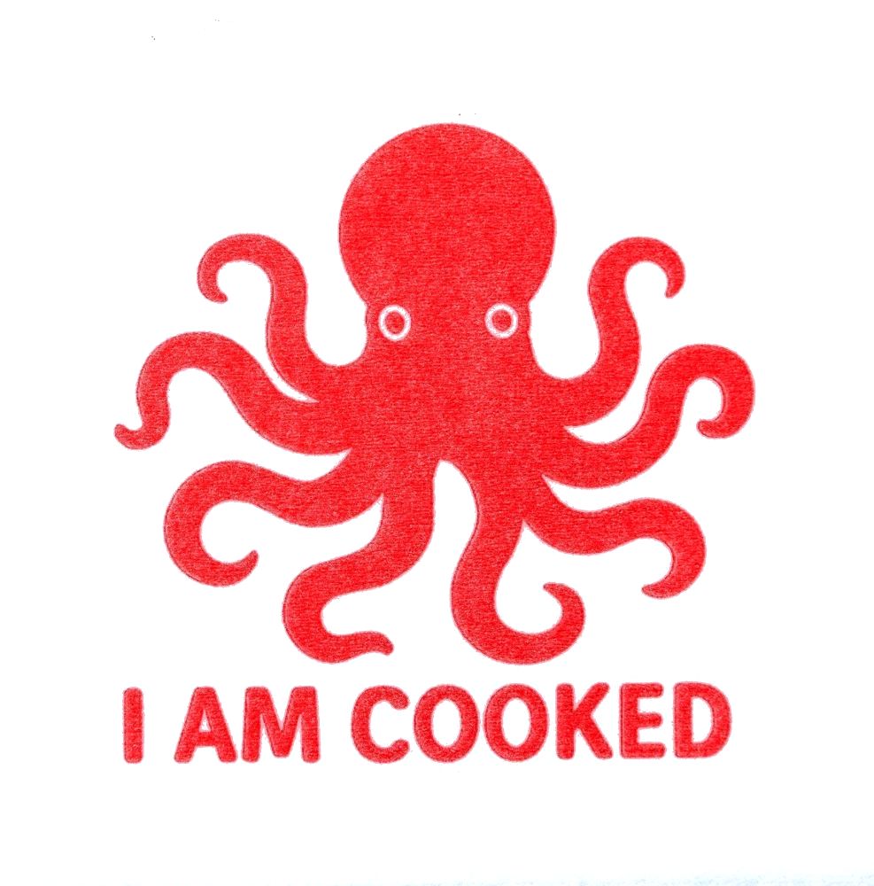 I’m Cooked – Octopus Luncheon Napkins (Pack of 20)