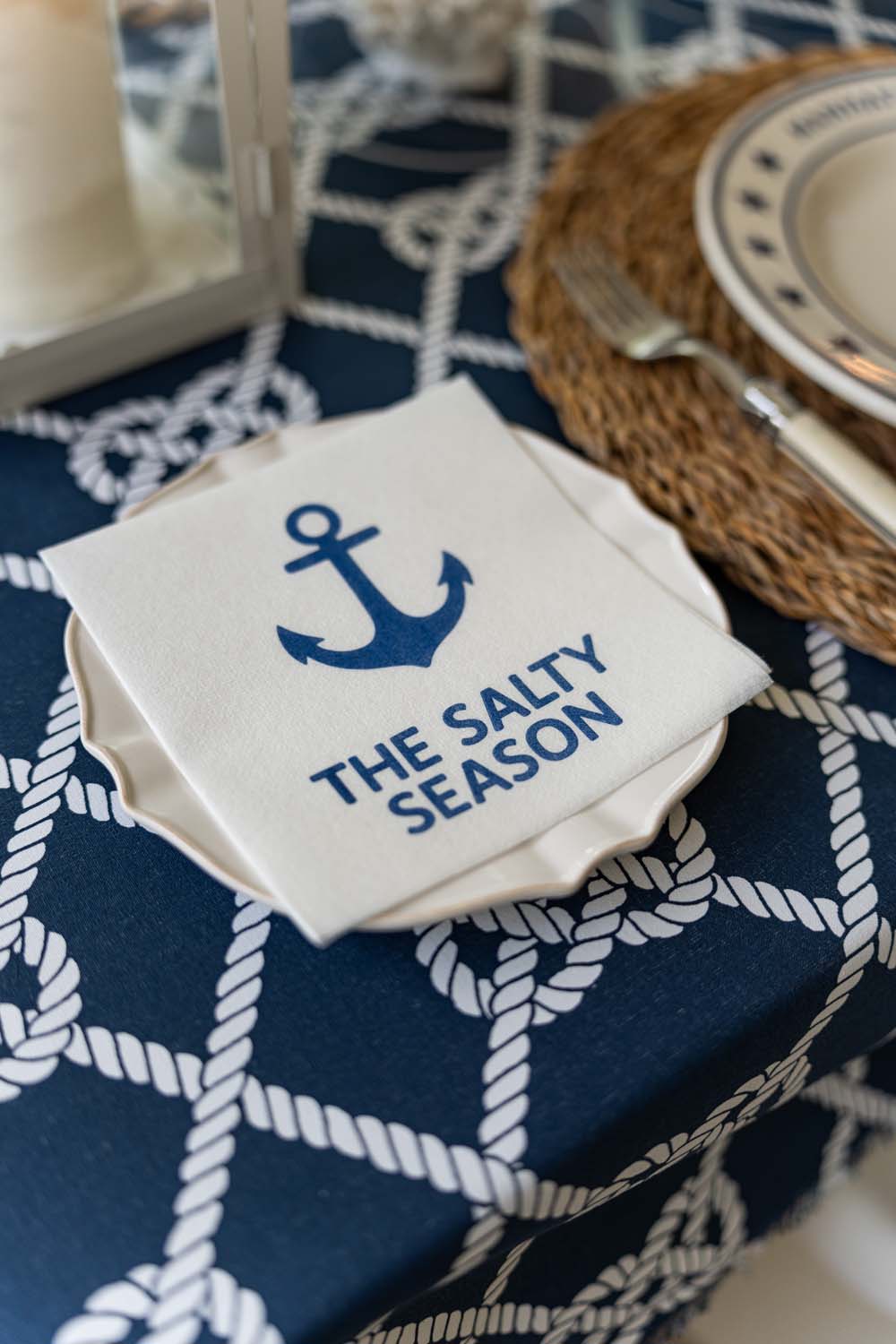 The Salty Season – Anchor Luncheon Napkins (Pack of 20)