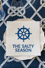 The Salty Season – Ship Wheel Luncheon Napkins (Pack of 20)