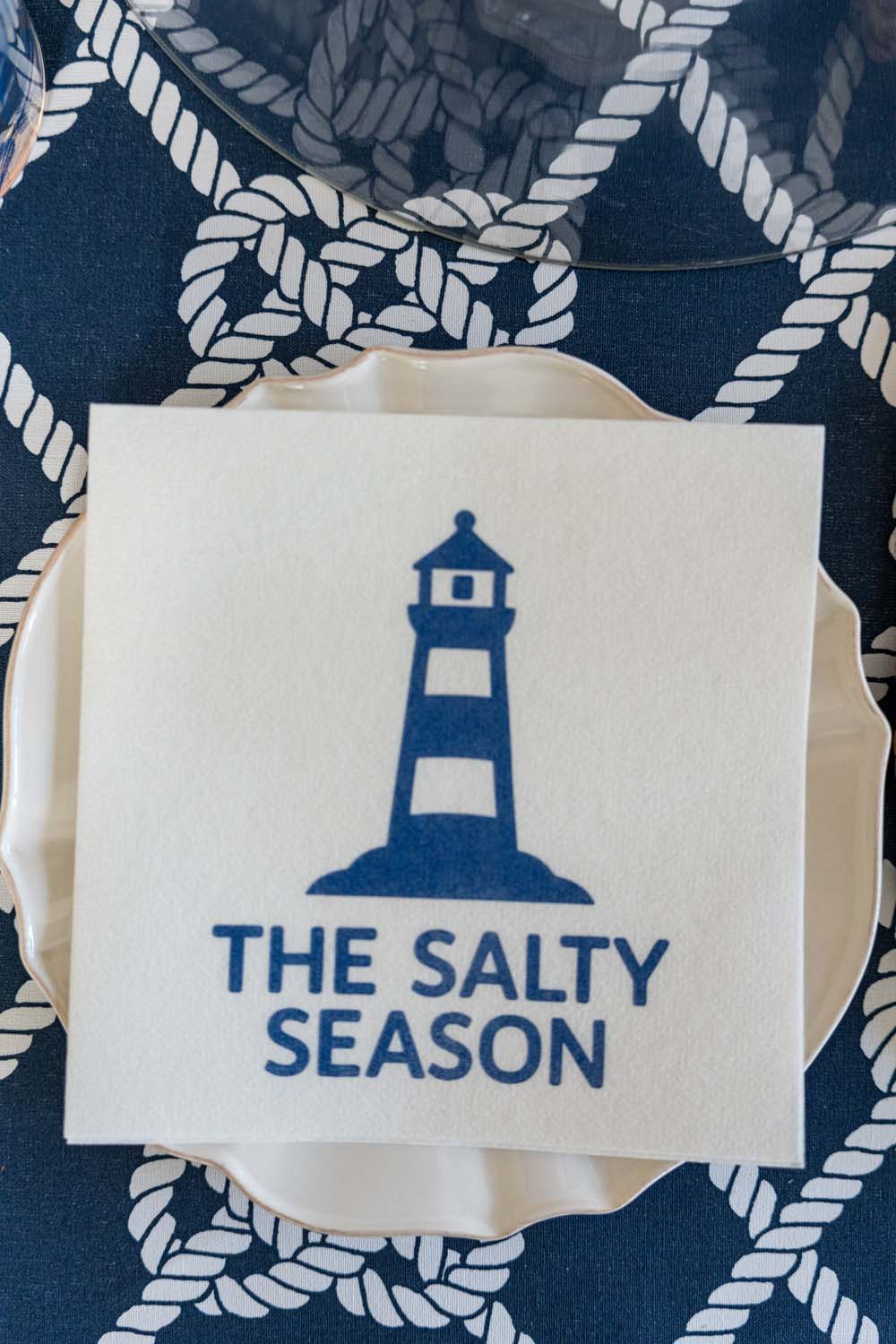 The Salty Season - Lighthouse Luncheon Napkins (Pack of 20)