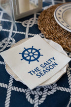 The Salty Season – Ship Wheel Luncheon Napkins (Pack of 20)