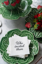 Who invited them – Cocktail Napkins – Set of 20 Napkins · Airlaid Paper