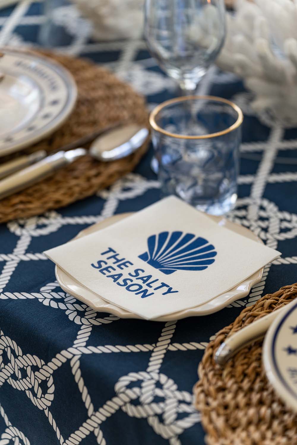 The Salty Season – Shell Luncheon Napkins (Pack of 20)